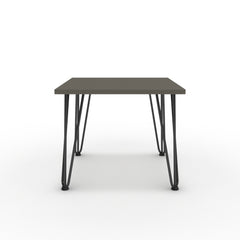 Dohányzóasztal - Linga fekete lábbal - Fosszil szürke, méret: 50x50