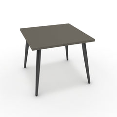 Dohányzóasztal - Manu fekete lábbal - Fosszil szürke, méret: 50x50