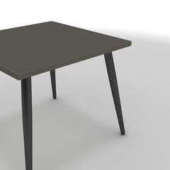 Dohányzóasztal - Manu fekete lábbal - Fosszil szürke, méret: 50x50