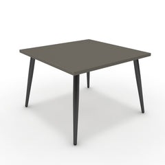 Dohányzóasztal - Manu fekete lábbal - Fosszil szürke, méret: 60x60