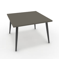 Dohányzóasztal - Manu fekete lábbal - Fosszil szürke, méret: 60x60