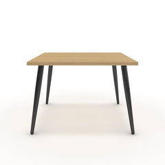 Dohányzóasztal - Manu fekete lábbal - Vicenza tölgy, méret: 60x60