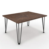 Dohányzóasztal - Linga fekete lábbal - Ferro bronz, méret: 75x60