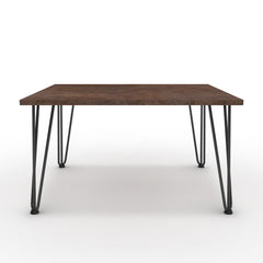 Dohányzóasztal - Linga fekete lábbal - Ferro bronz, méret: 75x60