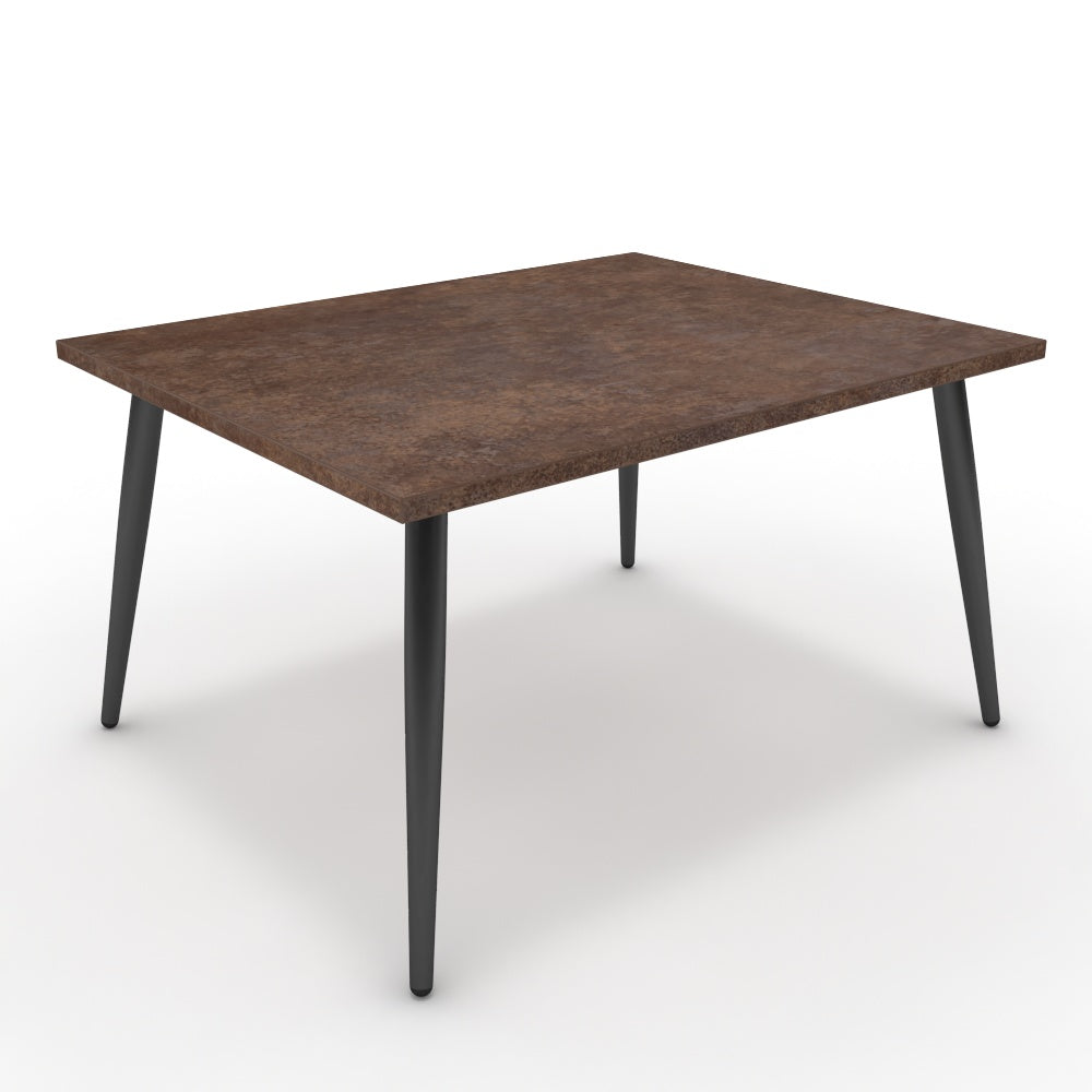 Dohányzóasztal - Manu fekete lábbal - Ferro bronz, méret: 75x60