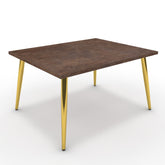 Dohányzóasztal - Manu arany lábbal - Ferro bronz, méret: 75x60