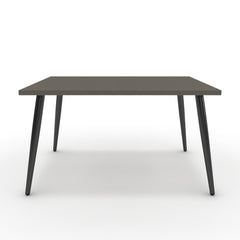 Dohányzóasztal - Manu fekete lábbal - Fosszil szürke, méret: 75x60