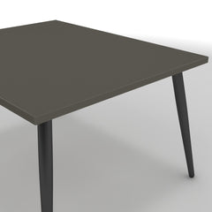 Dohányzóasztal - Manu fekete lábbal - Fosszil szürke, méret: 75x60