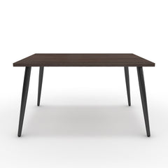 Dohányzóasztal - Manu fekete lábbal - Sötét rauna szil, méret: 75x60