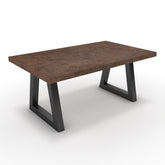 Dohányzóasztal - Bala fekete lábbal - Ferro bronz, méret: 100x60