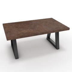 Dohányzóasztal - Bala fekete lábbal - Ferro bronz, méret: 100x60