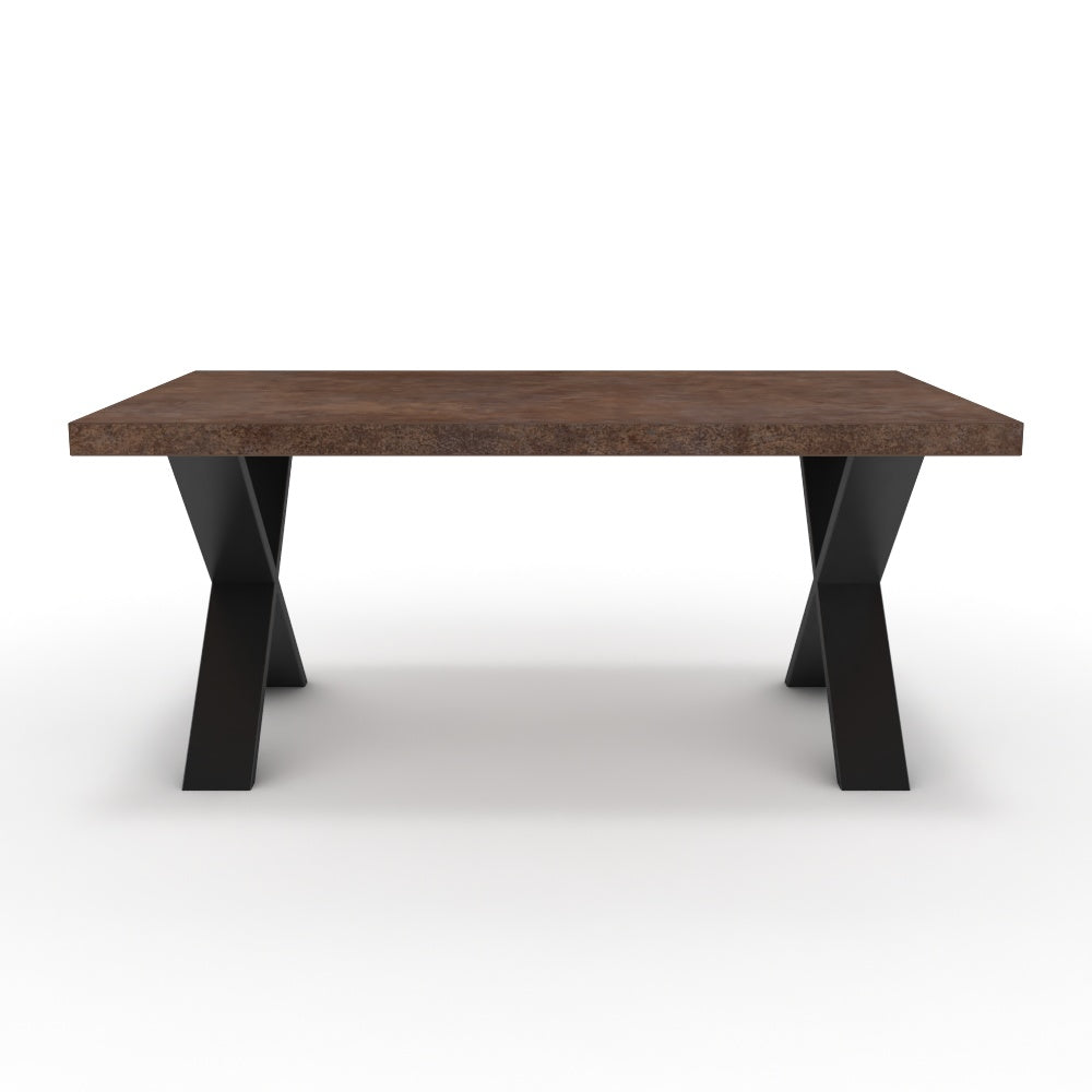 Dohányzóasztal - Préma fekete lábbal - Ferro bronz, méret: 100x60