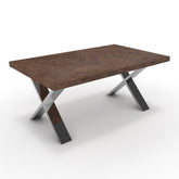 Dohányzóasztal - Préma króm lábbal - Ferro bronz, méret: 100x60