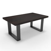 Dohányzóasztal - Antara fekete lábbal - Fekete-arany metál pala, méret: 100x60