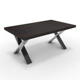 Dohányzóasztal - Préma króm lábbal - Fekete-arany metál pala, méret: 100x60