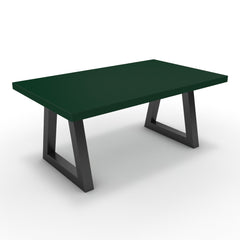 Dohányzóasztal - Bala fekete lábbal - Forest zöld, méret: 100x60