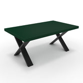 Dohányzóasztal - Préma fekete lábbal - Forest zöld, méret: 100x60