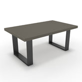 Dohányzóasztal - Antara fekete lábbal - Fosszil szürke, méret: 100x60