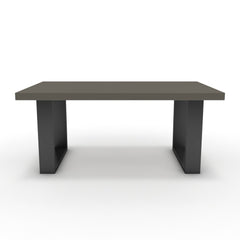 Dohányzóasztal - Antara fekete lábbal - Fosszil szürke, méret: 100x60