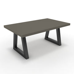Dohányzóasztal - Bala fekete lábbal - Fosszil szürke, méret: 100x60