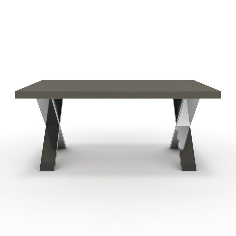 Dohányzóasztal - Préma króm lábbal - Fosszil szürke, méret: 100x60