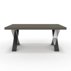 Dohányzóasztal - Préma króm lábbal - Fosszil szürke, méret: 100x60