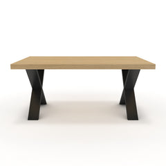 Dohányzóasztal - Préma fekete lábbal - Vicenza tölgy, méret: 100x60