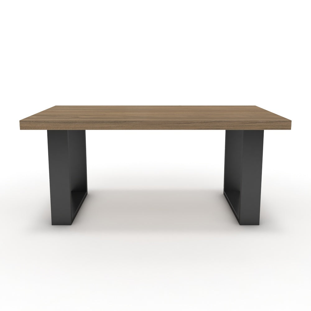 Dohányzóasztal - Antara fekete lábbal - Világos rauna szil, méret: 100x60