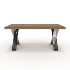 Dohányzóasztal - Préma króm lábbal - Világos rauna szil, méret: 100x60