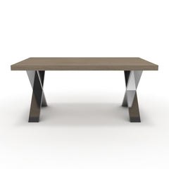 Dohányzóasztal - Préma króm lábbal - Szürke Vicenza tölgy, méret: 100x60