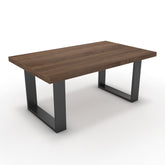 Dohányzóasztal - Antara fekete lábbal - Barna sonoma tölgy, méret: 100x60