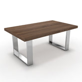 Dohányzóasztal - Antara króm lábbal - Barna sonoma tölgy, méret: 100x60