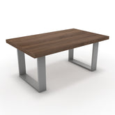 Dohányzóasztal - Antara festett ezüst lábbal - Barna sonoma tölgy, méret: 100x60