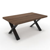 Dohányzóasztal - Préma fekete lábbal - Barna sonoma tölgy, méret: 100x60