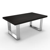 Dohányzóasztal - Antara króm lábbal - Füstölt dió, méret: 100x60