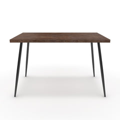 Étkezőasztal - Manu fekete lábbal - Ferro bronz, méret: 120x75