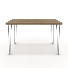 Étkezőasztal - Linga króm lábbal - Világos rauna szil, méret: 120x75