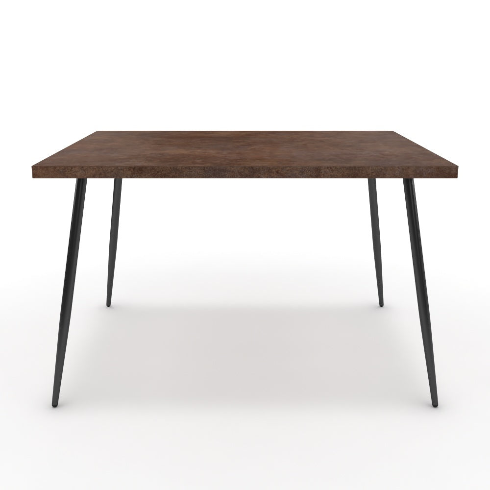 Étkezőasztal - Manu fekete lábbal - Ferro bronz, méret: 120x90