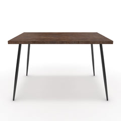 Étkezőasztal - Manu fekete lábbal - Ferro bronz, méret: 120x90