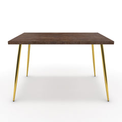 Étkezőasztal - Manu arany lábbal - Ferro bronz, méret: 120x90