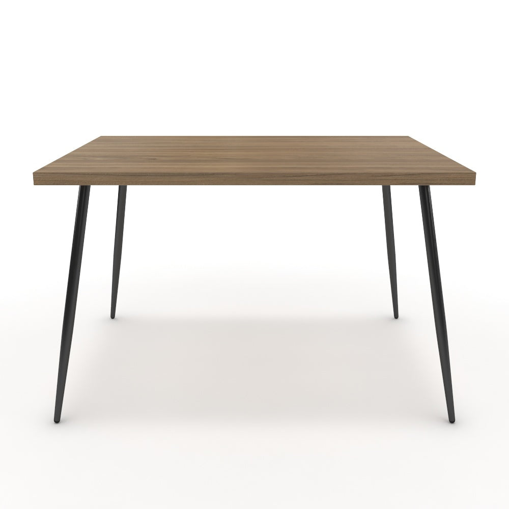 Étkezőasztal - Manu fekete lábbal - Világos rauna szil, méret: 120x90