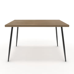 Étkezőasztal - Manu fekete lábbal - Világos rauna szil, méret: 120x90