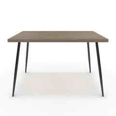 Étkezőasztal - Manu fekete lábbal - Szürke Vicenza tölgy, méret: 120x90