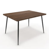 Étkezőasztal - Manu fekete lábbal - Barna sonoma tölgy, méret: 120x90