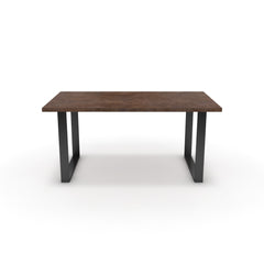 Étkezőasztal - Antara fekete lábbal - Ferro bronz, méret: 160x90