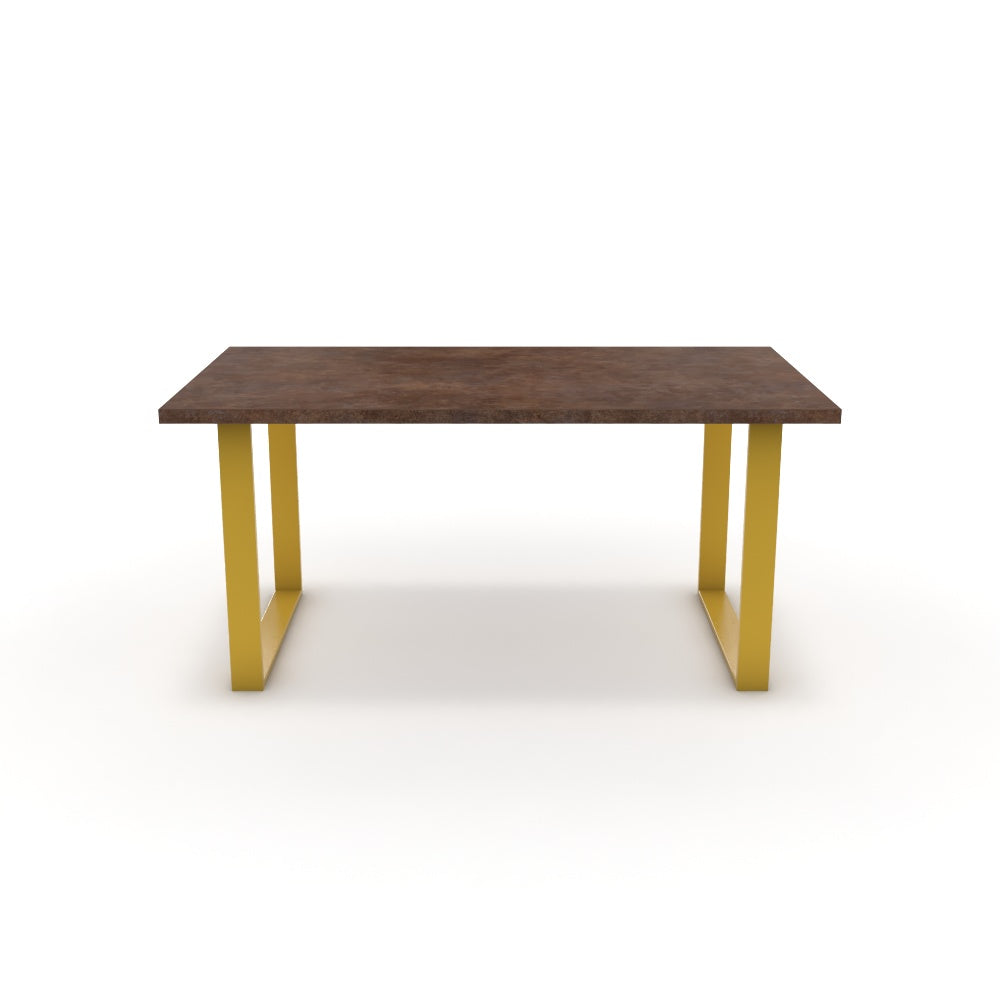 Étkezőasztal - Antara festett arany lábbal - Ferro bronz, méret: 160x90