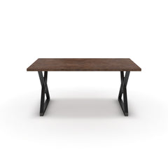 Étkezőasztal - Uttama fekete lábbal - Ferro bronz, méret: 160x90
