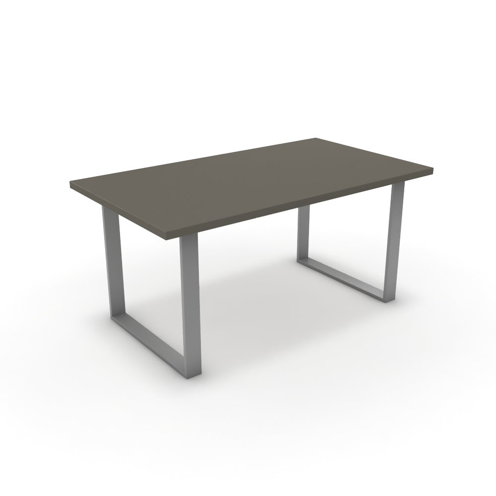 Étkezőasztal - Antara festett ezüst lábbal - Fosszil szürke, méret: 160x90