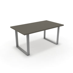 Étkezőasztal - Antara festett ezüst lábbal - Fosszil szürke, méret: 160x90