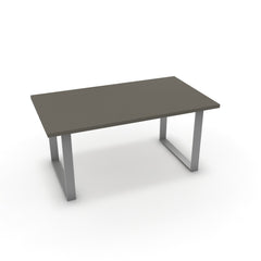 Étkezőasztal - Antara festett ezüst lábbal - Fosszil szürke, méret: 160x90